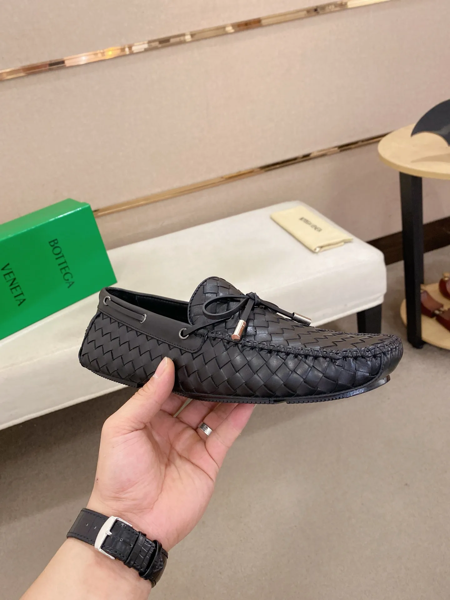 Men's Men's Shoes💰 420💰 (Niu Li + Niu Pad) [BV] The latest hot style‼ ️Casual men's shoes, uppers imported deer pattern first-layer cowhide ➕Full imported cowhide lining✔️Exquisite workmanship, excellent foot feel, special rubber soles✔️, cool and fashionable, the latest fashion, fashionable outsole, hurry up. Code number: 38-44 (can be customized to 37.45, non-refundable)
